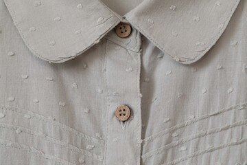 Wall Mural - button down shirt.close up.