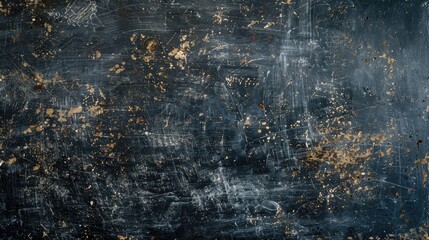 Wall Mural - Aged dark surface with grungy texture for blackboard aesthetic.