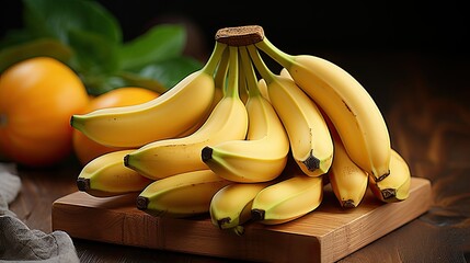 bananas isolated on the white background  