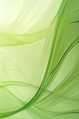 Sticker - Abstract green background with wavy lines flowing gently