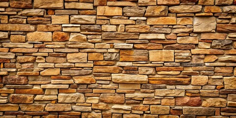 Sticker - Stone wall background with rough texture and natural earthy tones, stone, wall, background, texture, rough, natural, earthy