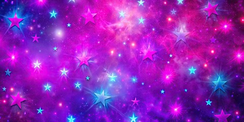 Wall Mural - abstract background with glowing stars , stars, night sky, space, celestial, abstract, shiny, galaxy
