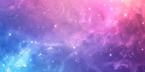 Wall Mural - A breathtaking and stunning cosmic background featuring vibrant colors and twinkling stars for your creative projects