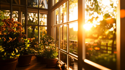 Golden Hour Greenhouse 