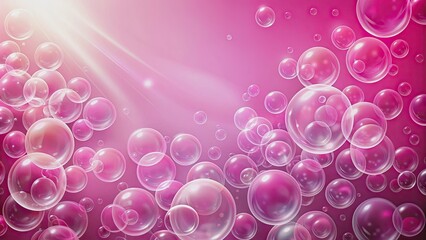 Wall Mural - Abstract pink background with bubbles , pink, abstract, background, bubbles, texture, design, trendy, modern, vibrant