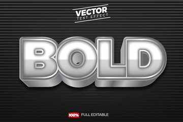 Wall Mural - 3D Bold text effect