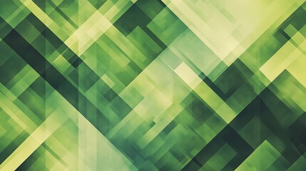 Fototapete - Seamless Abstract with Repeated Geometric Patterns in Shades of Green