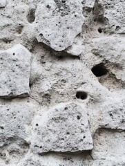 Sticker - Stone wall with holes