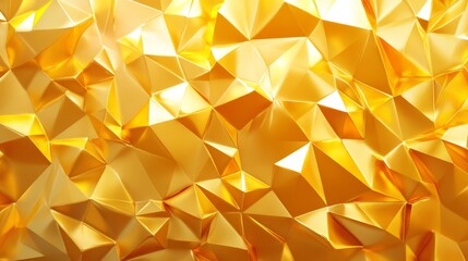 Wall Mural - geometric yellow gold texture background for luxury and elegance generative ai