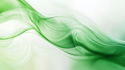 Wall Mural - abstract green and white background for design and decoration generative ai