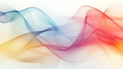 Wall Mural - abstract composition with smooth intertwined curves in various random colors, ideal for backgrounds 
