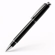 © jiraporn - Modern Black Pen with Silver Clip on White Background