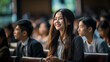 © Nittaya - Asian Businesswomen giving lectures and speeches at lectures, seminars, and workshops