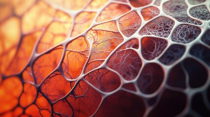 Leaf pattern light. Generative AI