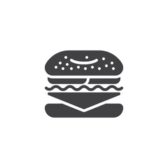 Poster - Bagel Sandwich vector icon