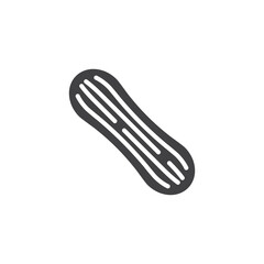 Poster - Eclair vector icon