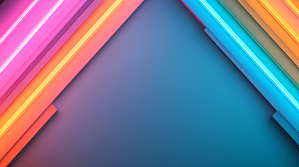 Wall Mural - Colorful Diagonal Stripes Abstract Background for Design Projects