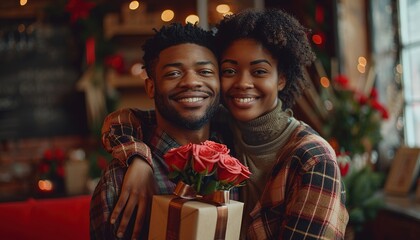 Poster - couple in room