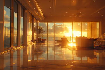 Canvas Print - Beach condo interior