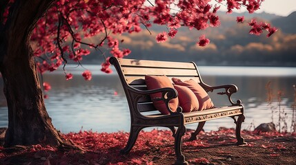 Poster - bench in the park