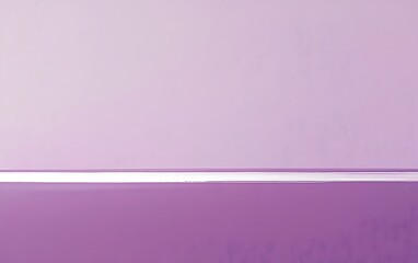 Poster - Solid Lilac Background with Horizontal White Line Design