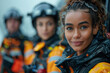 © Tetiana - AI generated photo of professional rescue service confident firefighter ready for emergency