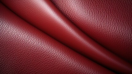 Canvas Print - red leather texture