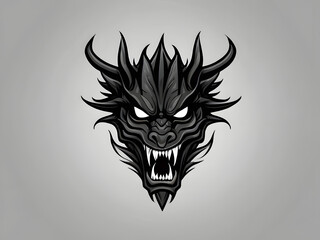 Poster - dragon head tattoo