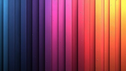 Poster - A colorful striped background with a blue stripe