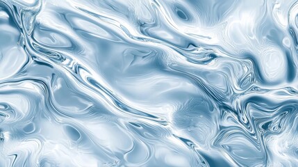 Pattern of light blue with natural rippled water texture, viewed from top with copy space for skincare moisturizing