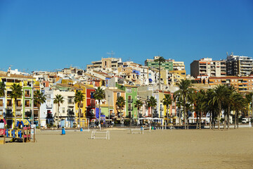 Wall Mural - La Vila Joiosa town in Costa Blanca, Spain