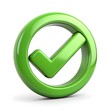 © Graphic - 3d green tick