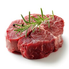 Wall Mural - meat, beef, isolated on white background, full depth of field5
