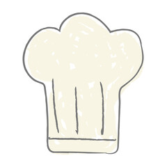 Poster - Cute doodle chef hat sticker design element