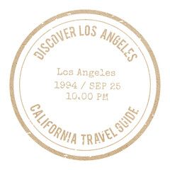 Poster - Travel stamp png sticker,  transparent background