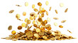 © Uncle-Ice - Golden coins of wealth scatter like autumn leaves, a cascading harvest of financial growth