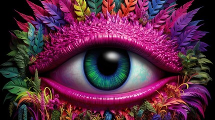 Poster - close up of eye