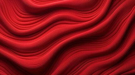 Poster - red silk background