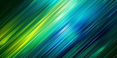 Wall Mural - a vibrant and captivating abstract background featuring dynamic diagonal stripes in stunning green a