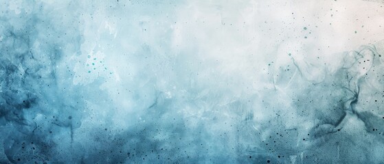 Canvas Print - Abstract grunge background with soft blue and white tones