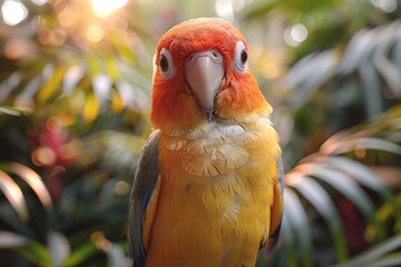 Canvas Print - A Curious Parrot