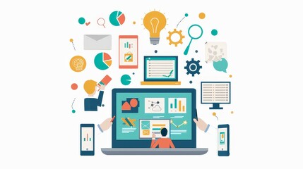 Poster - Write about the role of laptops in facilitating agile project management methodologies in office settings.