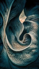 Wall Mural - A close up of a very abstract looking sculpture, AI