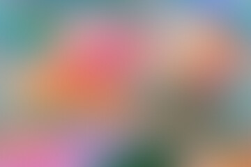 Aufkleber - abstract colorful gradient green sunny spring garden