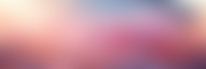Poster - Soft pastel colors blend in the sky as the sun rises, illuminating a serene landscape in the early spring morning light