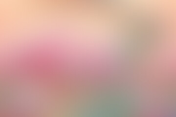Aufkleber - Gentle hues of pink and green merge seamlessly, evoking feelings of calmness and serenity in a softly blurred backdrop
