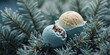 © Den Boro Day - A scoop of creamy pastel blue ice cream flad with foraged blue spruce tips is as refreshing as a forest walk.