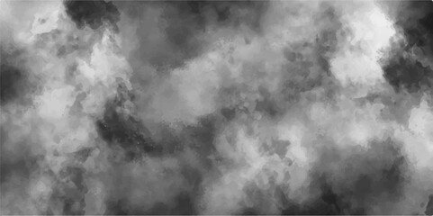 Poster - Abstract design with Black and white ink effect water color. Beautiful stylist modern White with smoke. Painting with cloudy distressed texture. Vintage and gray cloud paper texture.