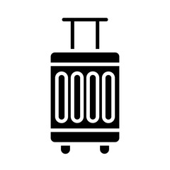 Wall Mural - Train Luggage glyph icon