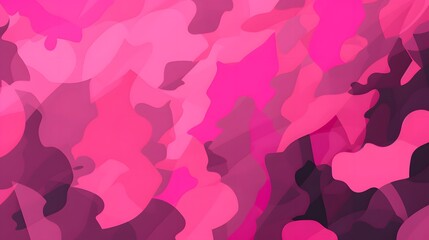 Wall Mural - camo pink background